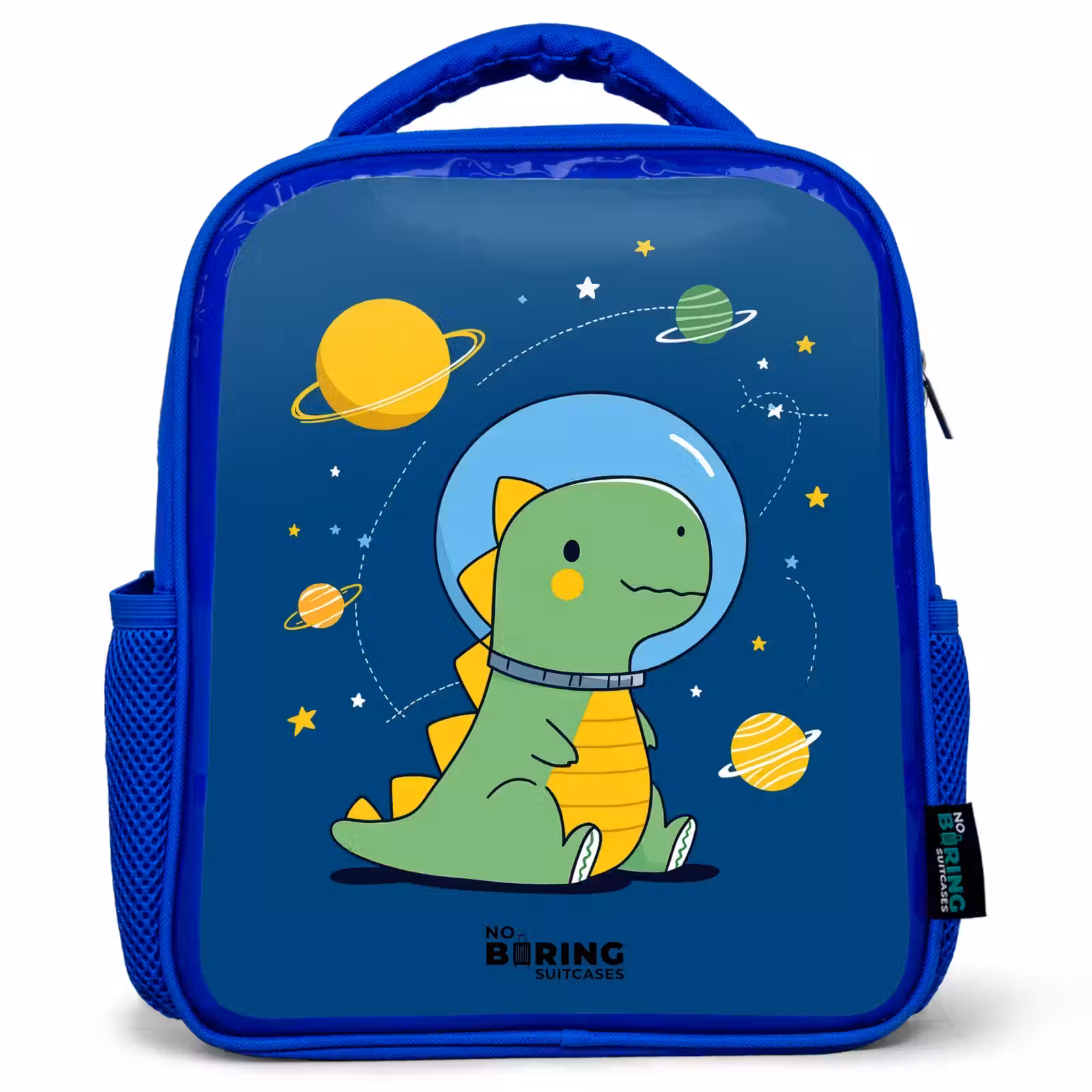 Kinderrugzak - Blauw - Dino - Planeet - Ster - Blauw — 1