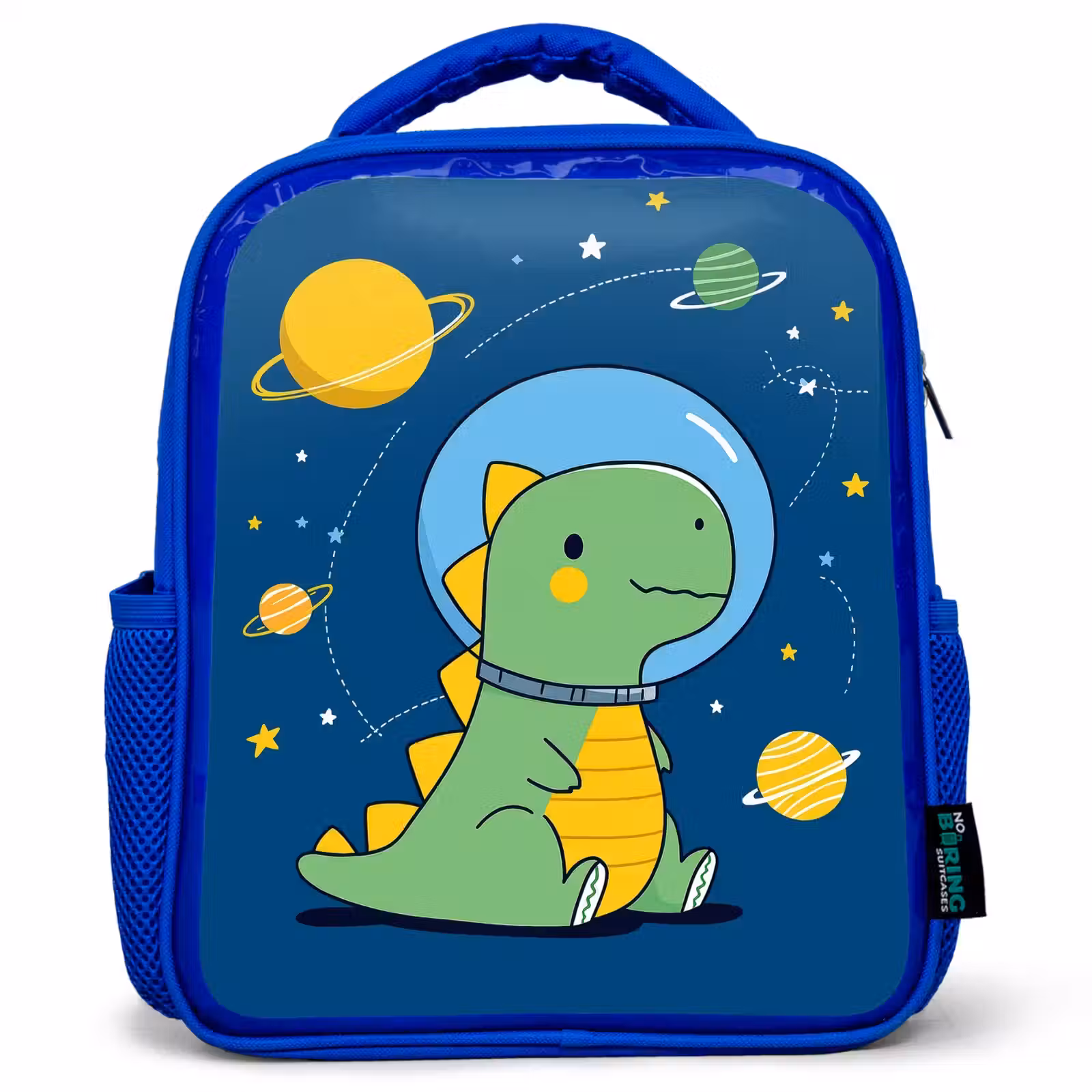 Kinderrugzak - Blauw - Dino - Ruimte - Planeten — 1