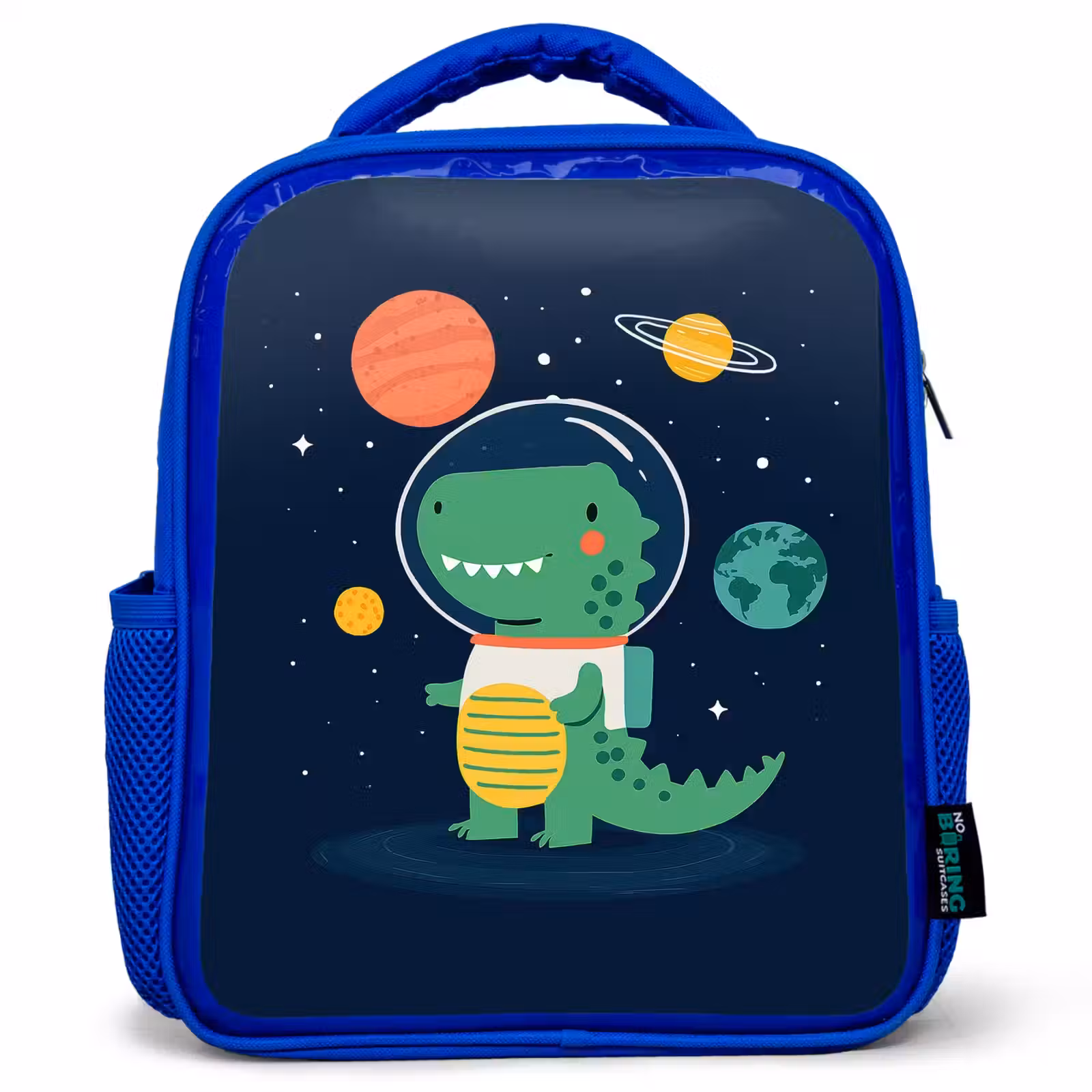 Kinderrugzak - Blauw - Dino - Ruimtepak - Planeten — 1