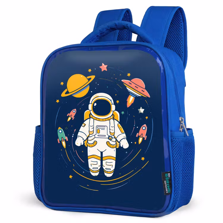 Kinderrugzak - Blauw - Astronaut - Planeten - Raket — 7