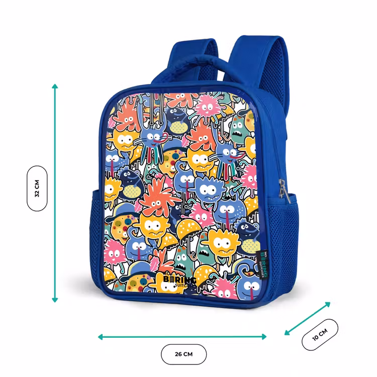 Kinderrugzak - Blauw - Beestjes met Grote Oogjes — 5