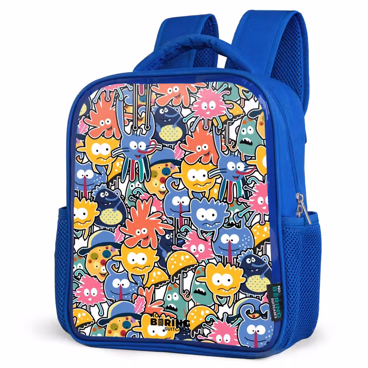 Kinderrugzak - Blauw - Beestjes met Grote Oogjes — 7