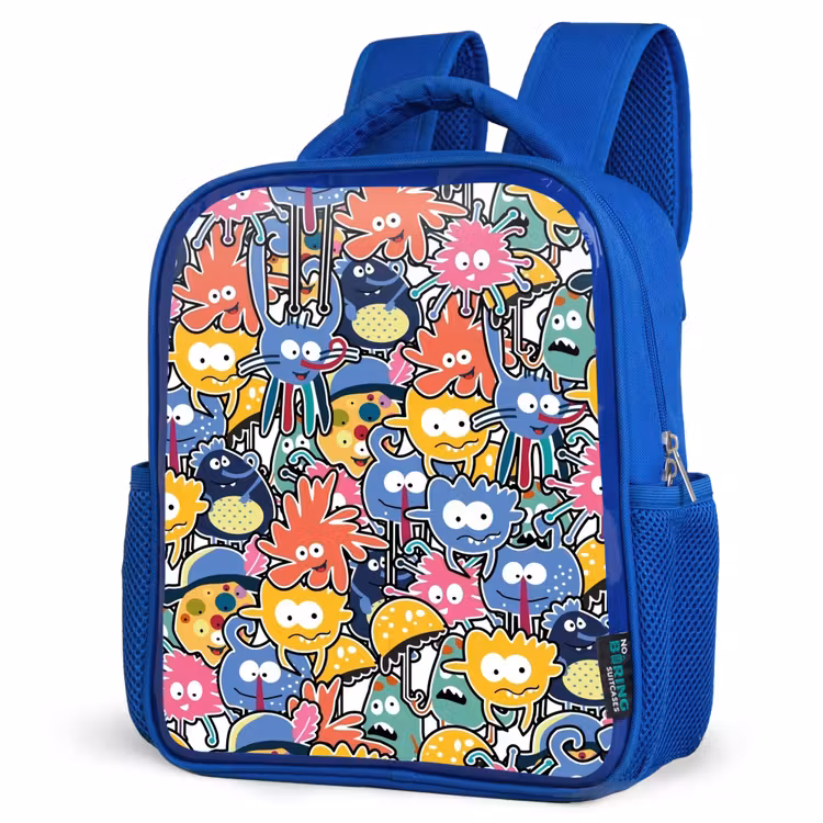 Kinderrugzak - Blauw - Beestjes met Grote Oogjes — 7