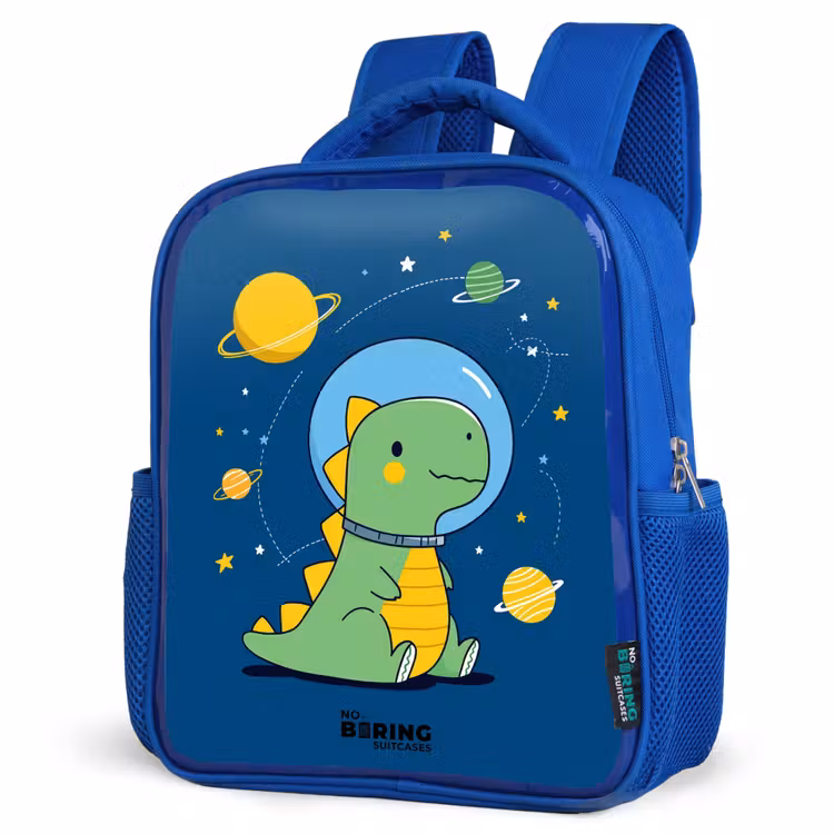 Kinderrugzak - Blauw - Dino - Planeet - Ster - Blauw — 7