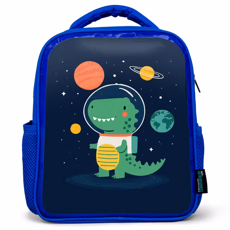 Kinderrugzak - Blauw - Dino - Ruimtepak - Planeten — 1