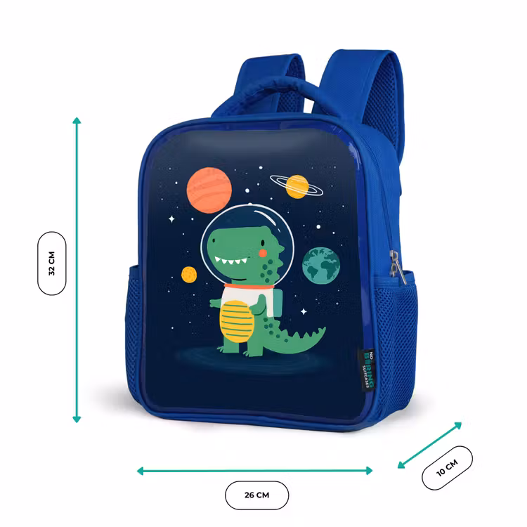 Kinderrugzak - Blauw - Dino - Ruimtepak - Planeten — 5