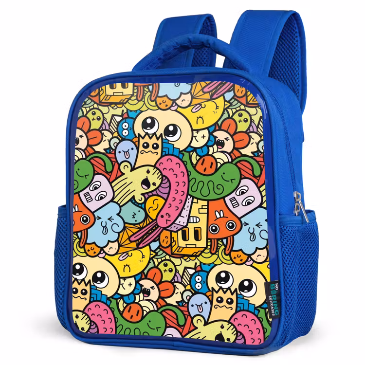 Kinderrugzak - Blauw - Schattige Beestjes in Stad — 7