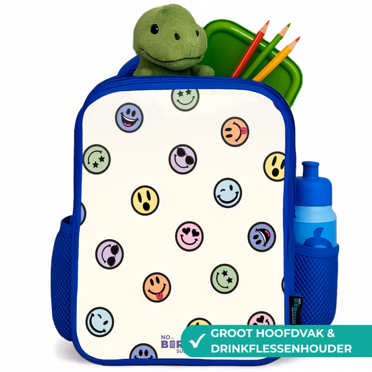 Kinderrugzak - Blauw - Speelse smiley-mix — 6