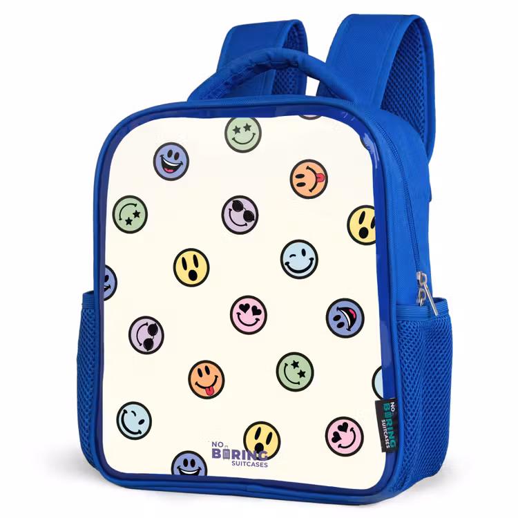 Kinderrugzak - Blauw - Speelse smiley-mix — 7