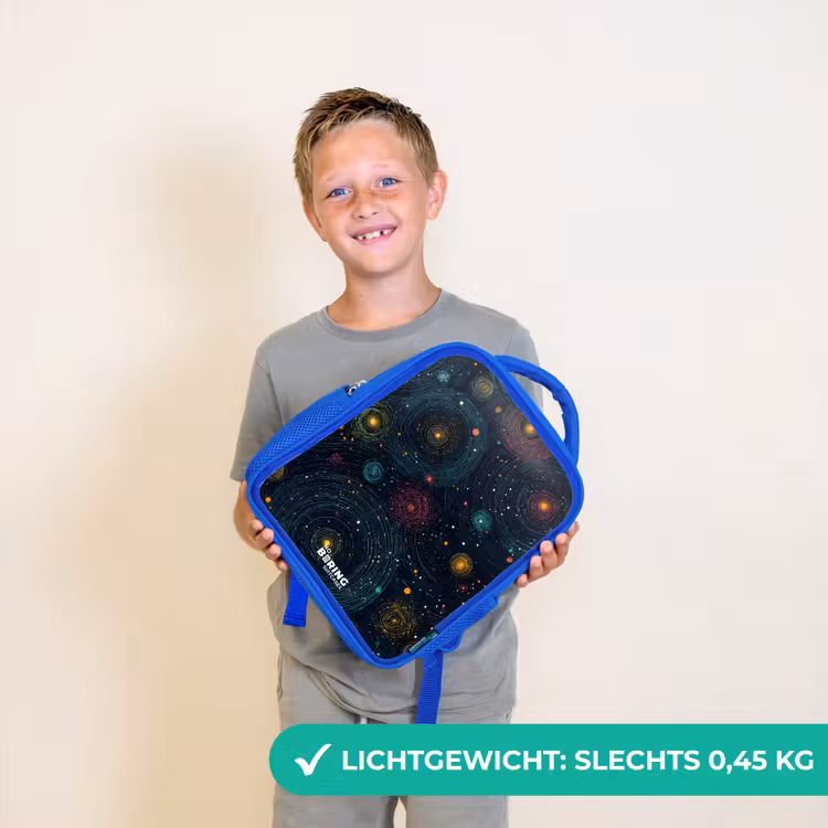 Kinderrugzak - Blauw - Sterren - Planeten - Kleurrijk — 2