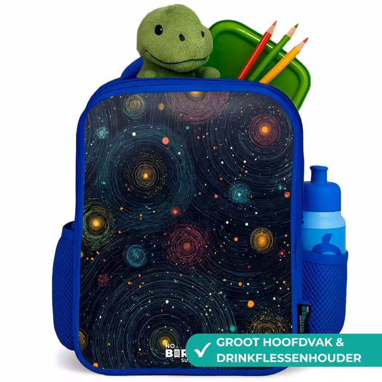Kinderrugzak - Blauw - Sterren - Planeten - Kleurrijk — 6