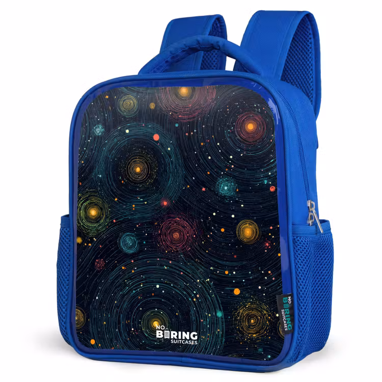 Kinderrugzak - Blauw - Sterren - Planeten - Kleurrijk — 7