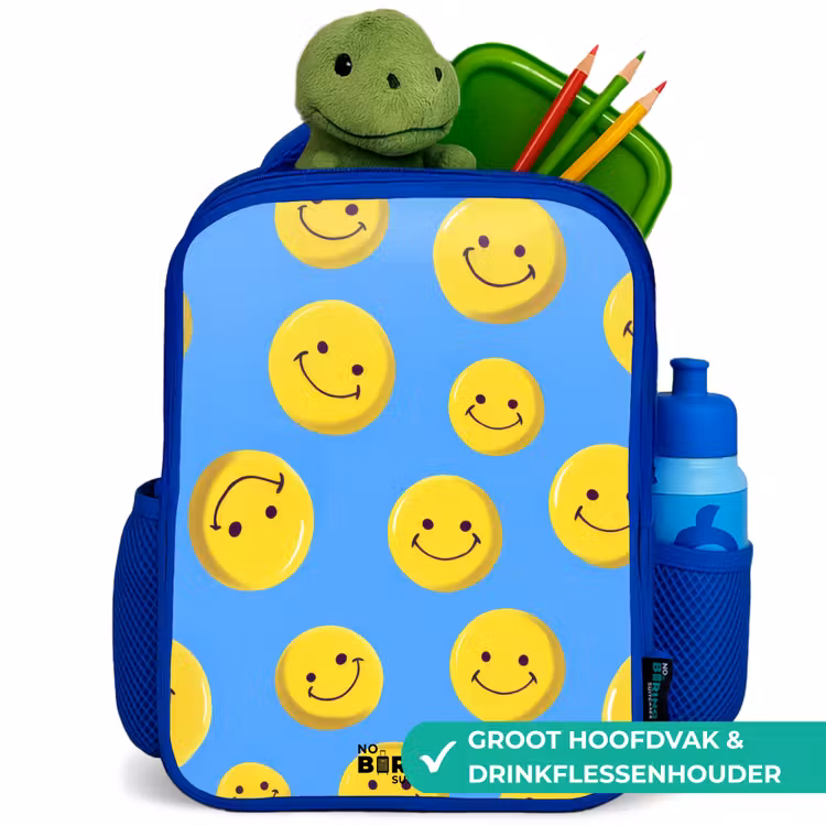 Kinderrugzak - Blauw - Vrolijke smileyregen — 6