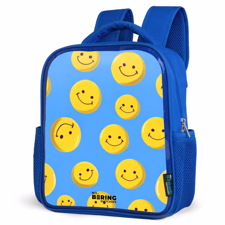 Kinderrugzak - Blauw - Vrolijke smileyregen — 7