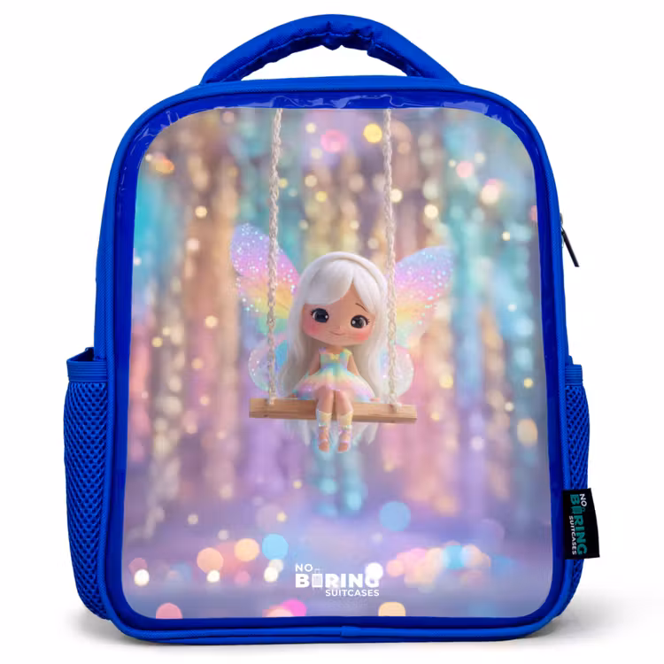 Kinderrugzak - Blauw - Fee - Elf - Regenboog — 1