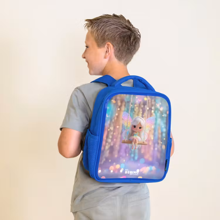 Kinderrugzak - Blauw - Fee - Elf - Regenboog — 3