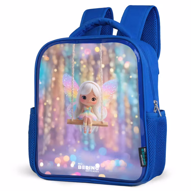 Kinderrugzak - Blauw - Fee - Elf - Regenboog — 7