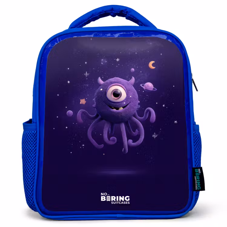 Kinderrugzak - Blauw - Kosmisch tentakelmonster — 1