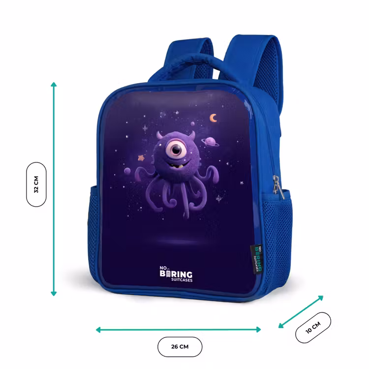 Kinderrugzak - Blauw - Kosmisch tentakelmonster — 5