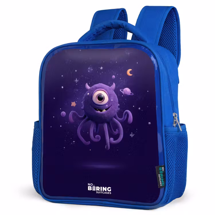 Kinderrugzak - Blauw - Kosmisch tentakelmonster — 7