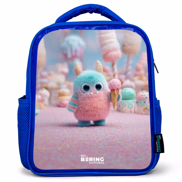 Kinderrugzak - Blauw - Zoet Monstersnoep Avontuur — 1