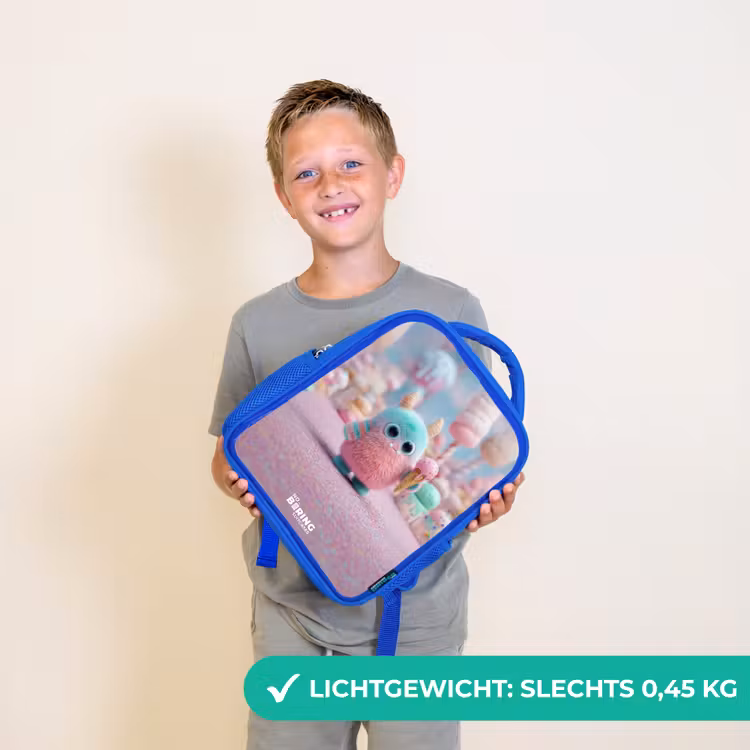Kinderrugzak - Blauw - Zoet Monstersnoep Avontuur — 2