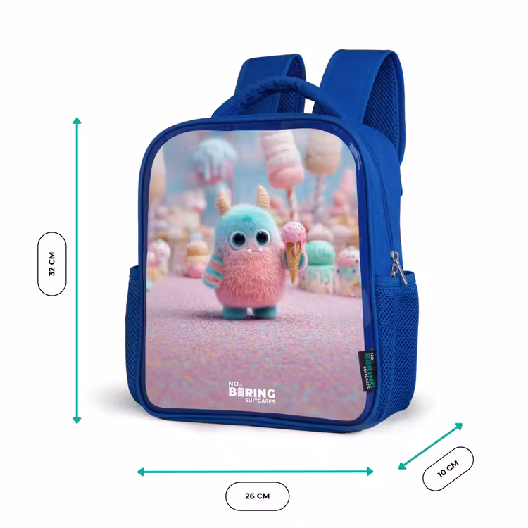 Kinderrugzak - Blauw - Zoet Monstersnoep Avontuur — 5