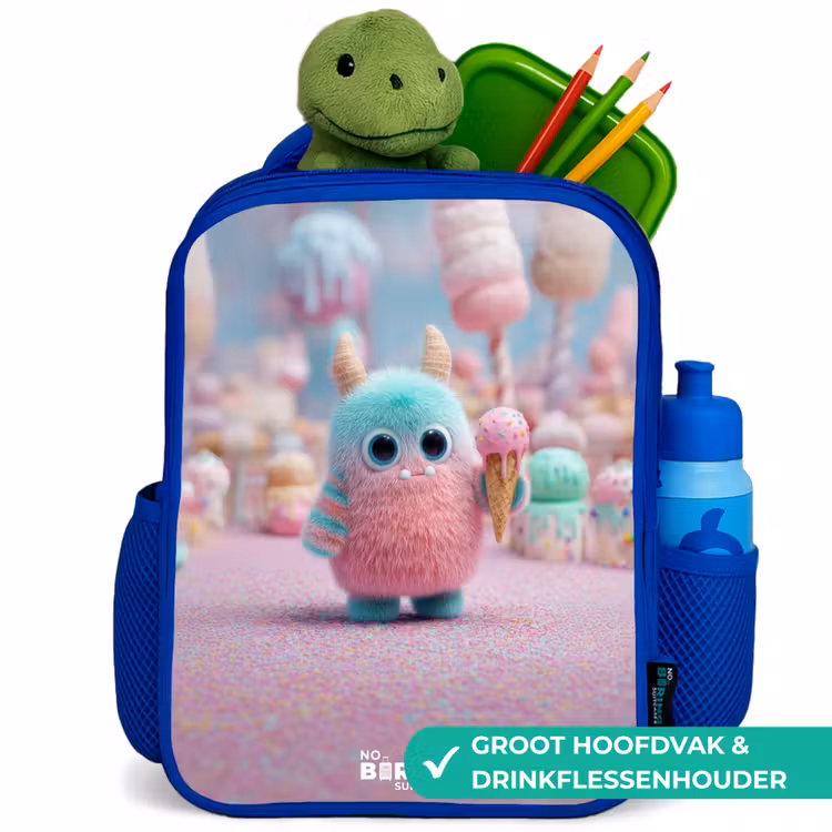 Kinderrugzak - Blauw - Zoet Monstersnoep Avontuur — 6