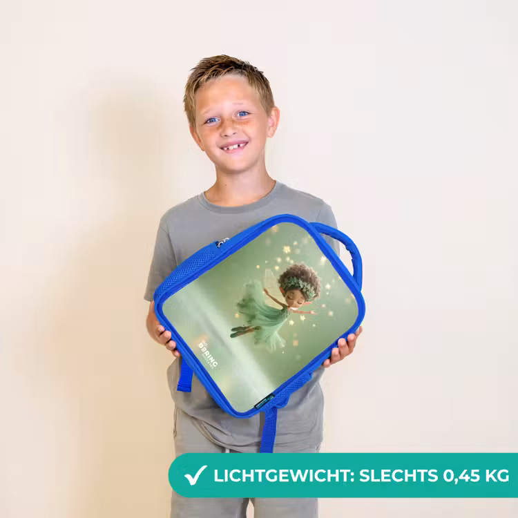 Kinderrugzak - Blauw - Dansende fee in groen licht — 2