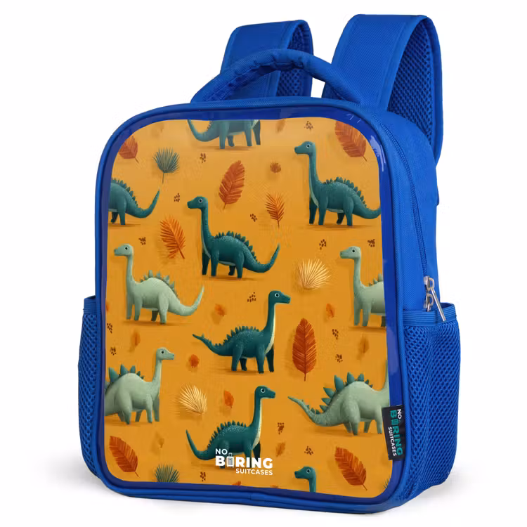 Kinderrugzak - Blauw - Dino - Dieren - Patroon — 7