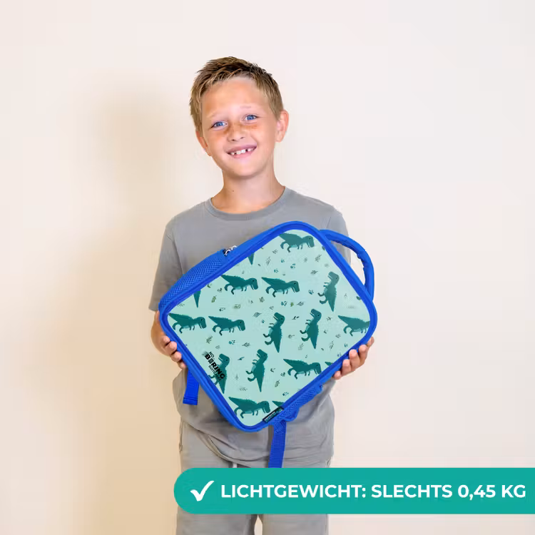 Kinderrugzak - Blauw - Dinos - Patroon - Groen — 2