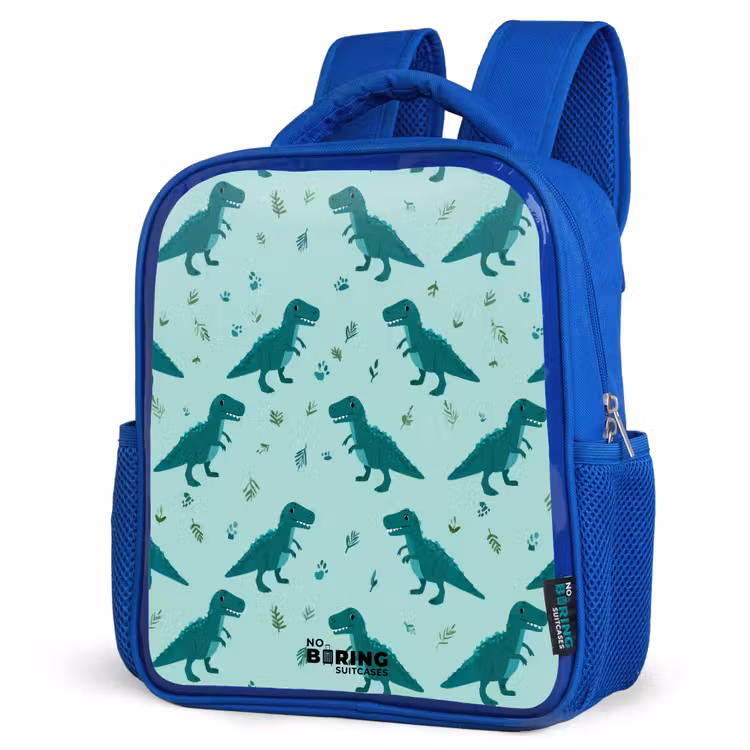 Kinderrugzak - Blauw - Dinos - Patroon - Groen — 7