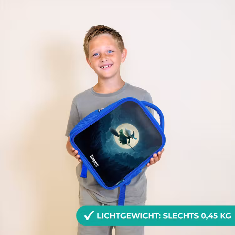 Kinderrugzak - Blauw - Heks in Maanlichtvlucht — 2