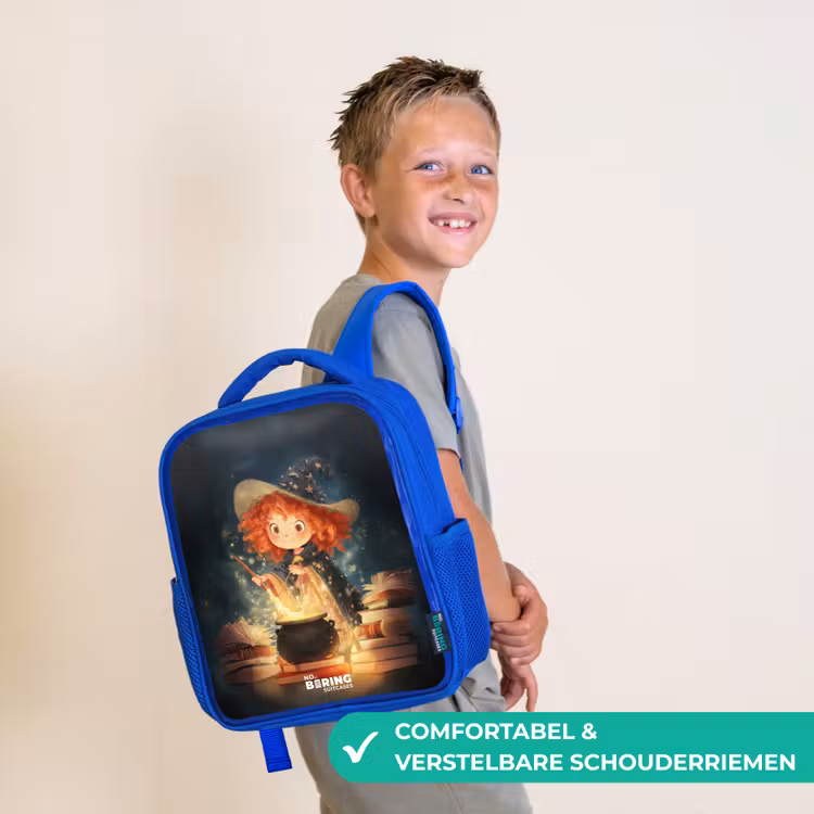 Kinderrugzak - Blauw - Heks met Sprankelende Toverdrank — 4