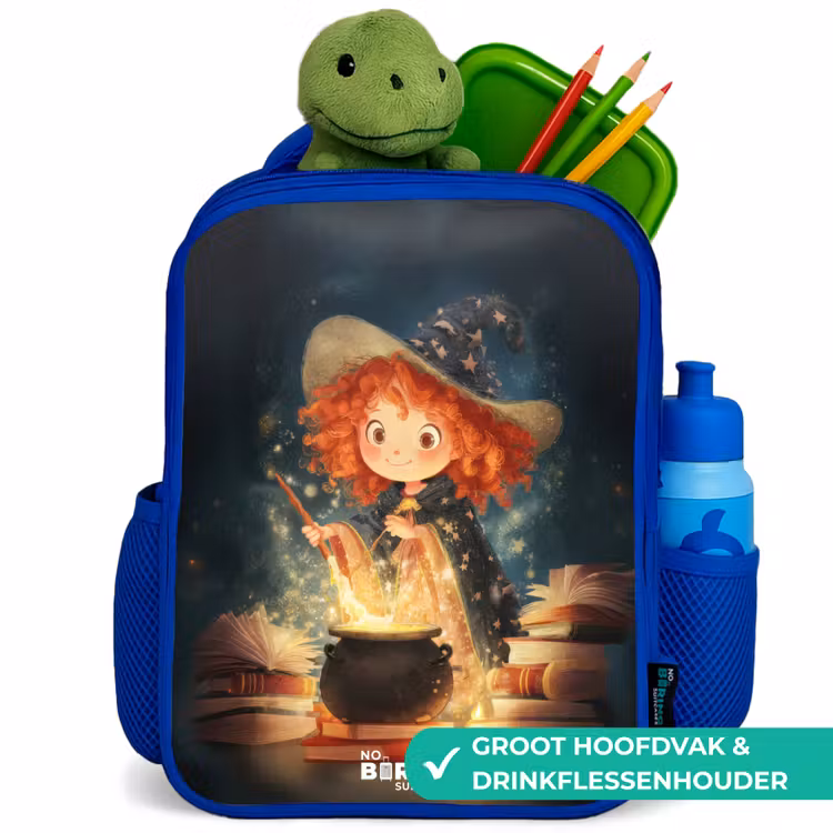 Kinderrugzak - Blauw - Heks met Sprankelende Toverdrank — 6