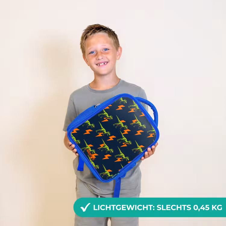 Kinderrugzak - Blauw - Bliksemsnelle raptors — 2