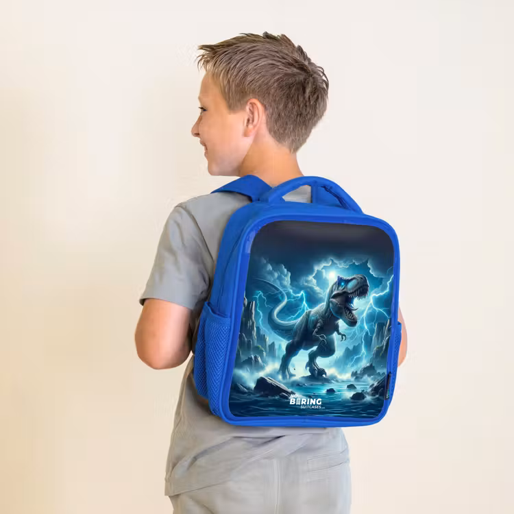 Kinderrugzak - Blauw - Donderslagdino — 3