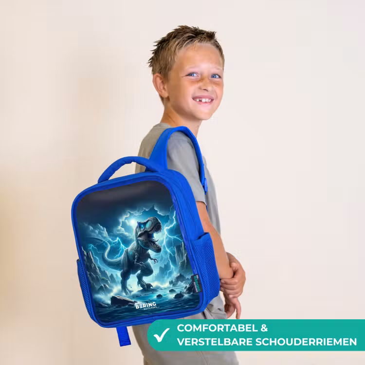 Kinderrugzak - Blauw - Donderslagdino — 4