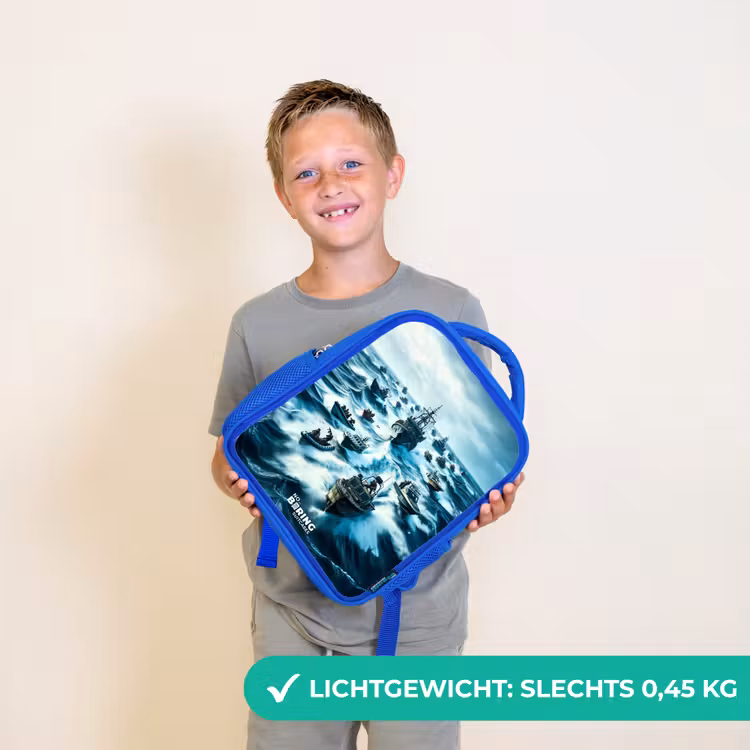 Kinderrugzak - Blauw - Schepen in de zee — 2