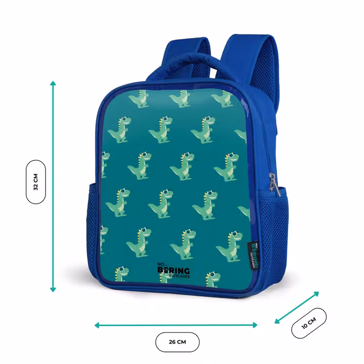 Kinderrugzak - Blauw - Tyranosaurus specs — 5