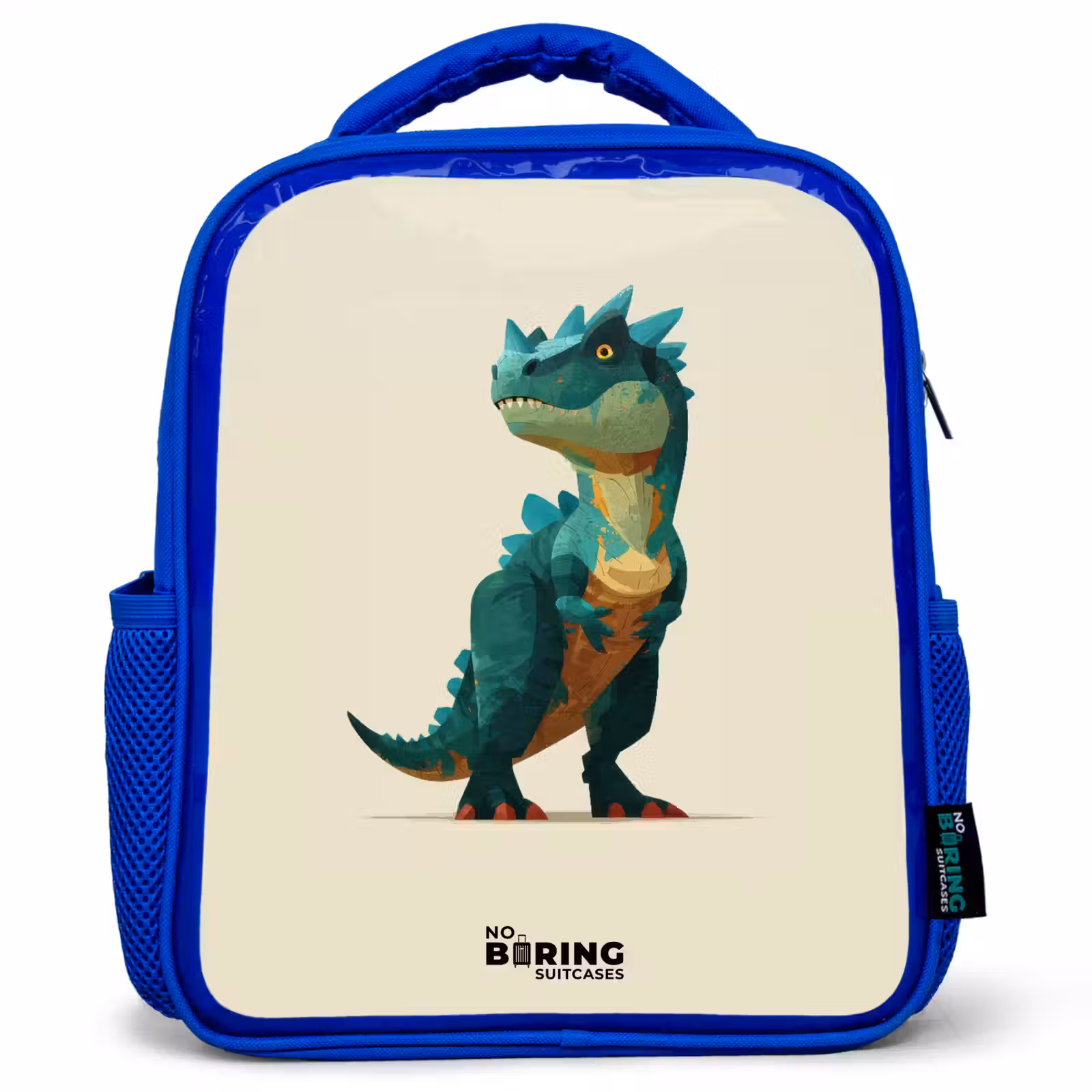 Kinderrugzak - Blauw - Dino - Dier - Groen — 1