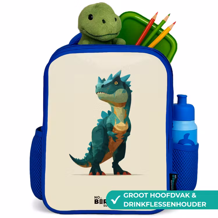 Kinderrugzak - Blauw - Dino - Dier - Groen — 6