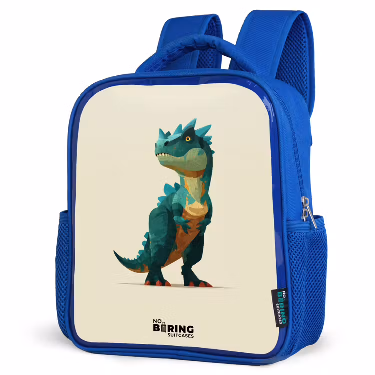 Kinderrugzak - Blauw - Dino - Dier - Groen — 7