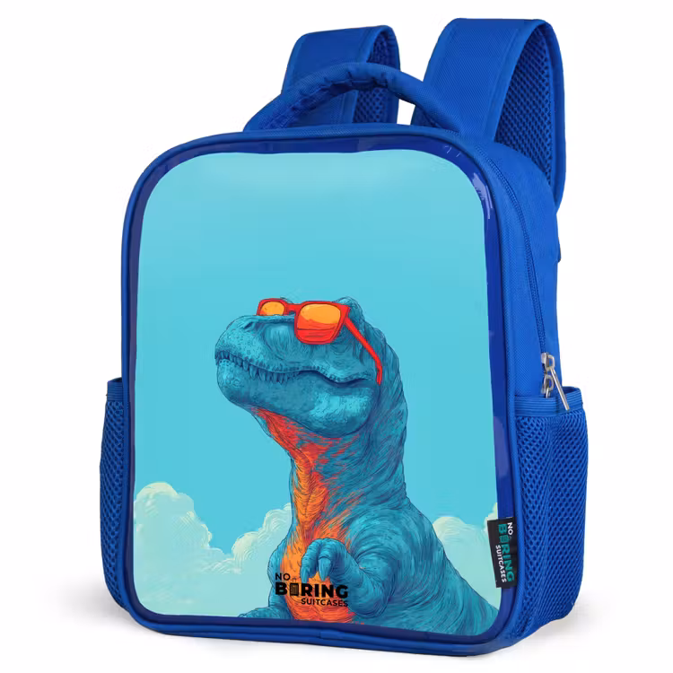 Kinderrugzak - Blauw - Dino - Zonnebril - Blauw — 7