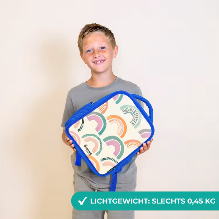 Kinderrugzak - Blauw - Regenbogen — 2