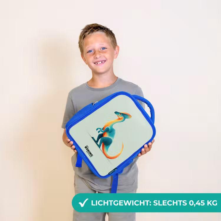 Kinderrugzak - Blauw - Dino - Blauw - Dier — 2