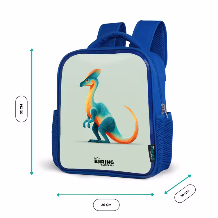 Kinderrugzak - Blauw - Dino - Blauw - Dier — 5