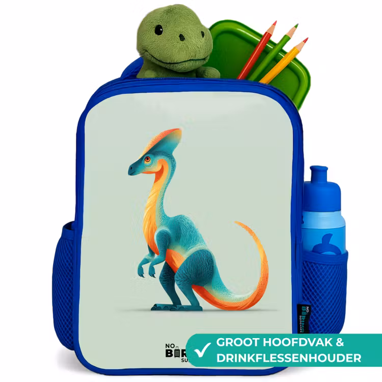 Kinderrugzak - Blauw - Dino - Blauw - Dier — 6