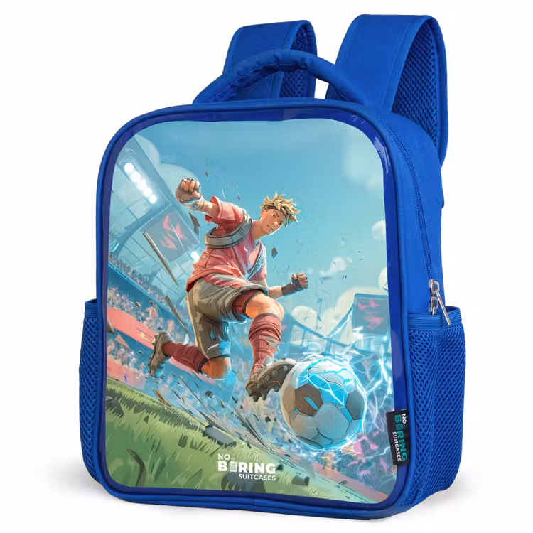 Kinderrugzak - Blauw - Voetbal - Jongen - Stadion - Elektrisch — 7