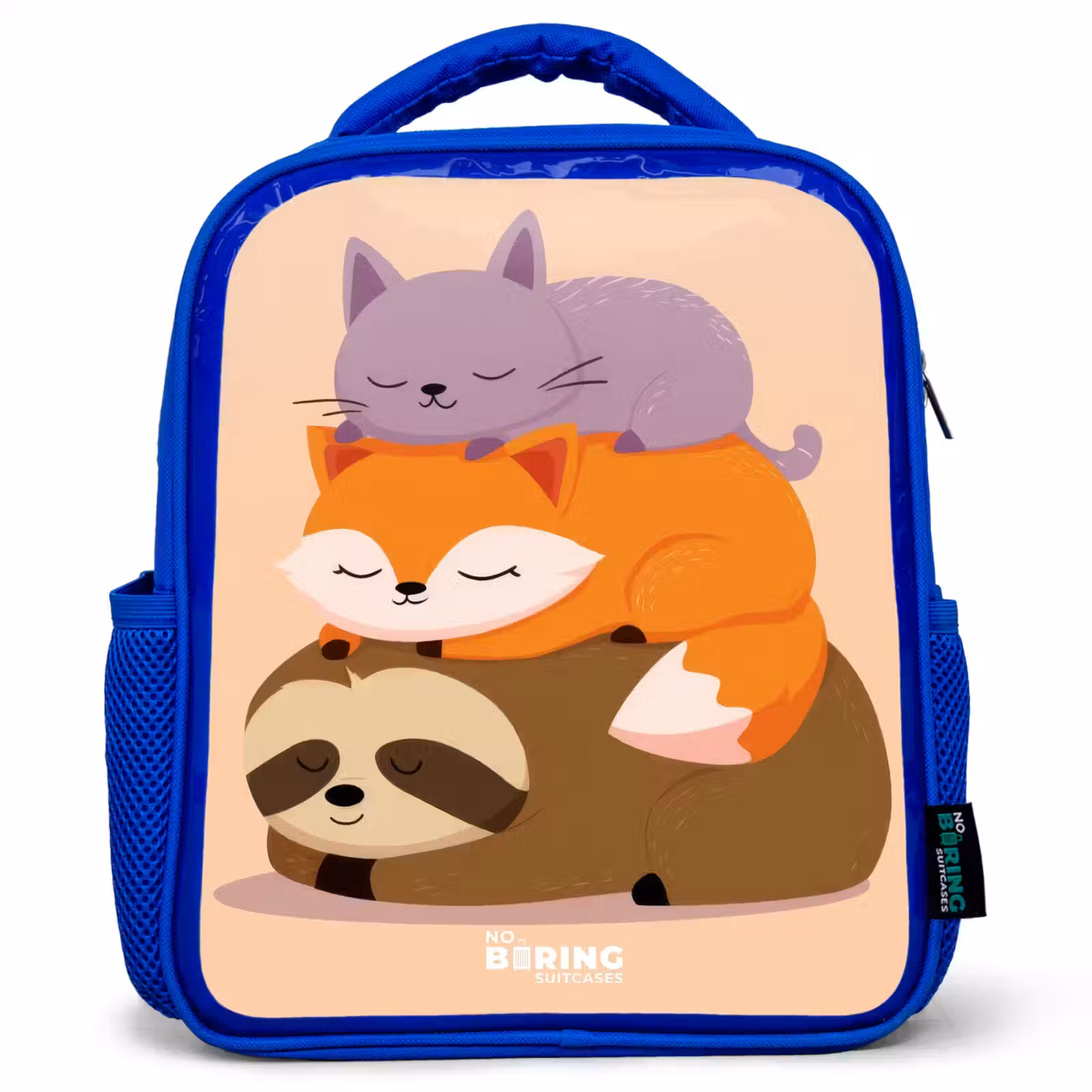 Kinderrugzak - Blauw - Dieren - Slapen - Samen — 1
